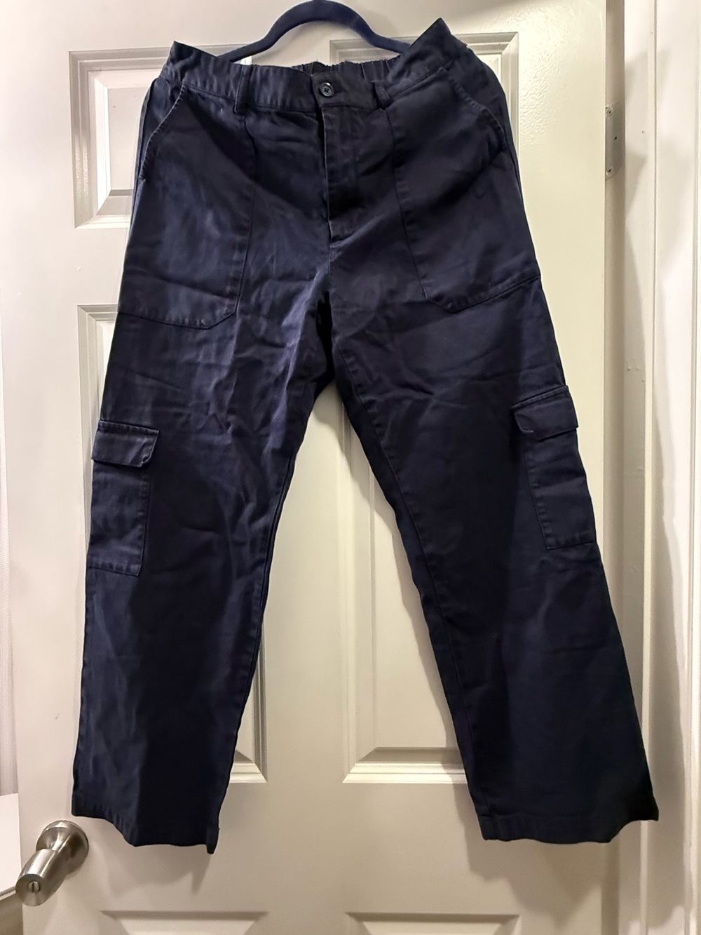 Navy Cargo Pants - Classic Workwear Style